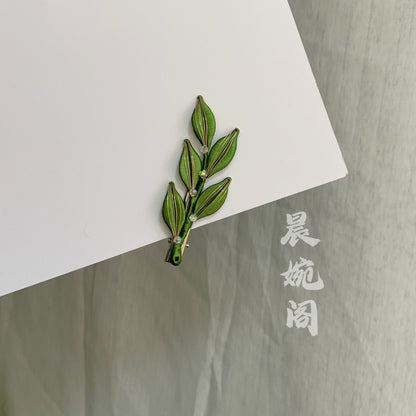 PF014 - Leaves Chanhua Hair Clip - Wholesale