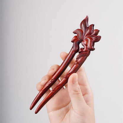 PF143 - Intricate Wooden Hair Sticks - Wholesale