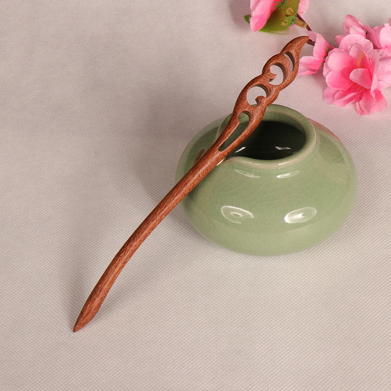 PF075 - 18cm Rosewood Hair Sticks - Wholesale