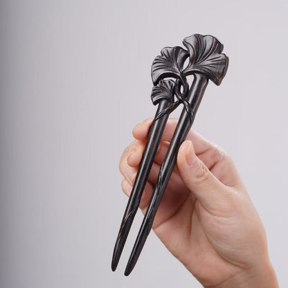 PF143 - Intricate Wooden Hair Sticks - Wholesale