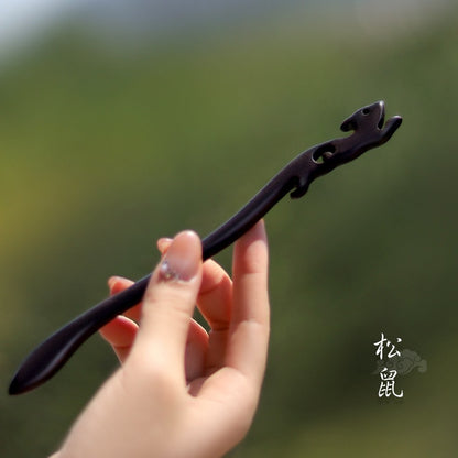 PF084 - 18cm Ebony Hair Sticks - Wholesale