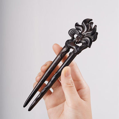 PF143 - Intricate Wooden Hair Sticks - Wholesale