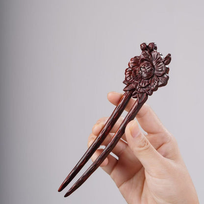 PF143 - Intricate Wooden Hair Sticks - Wholesale