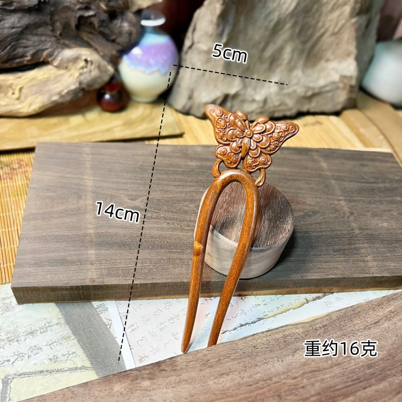 PF173 - 19cm Lacewood Hair Sticks - Wholesale