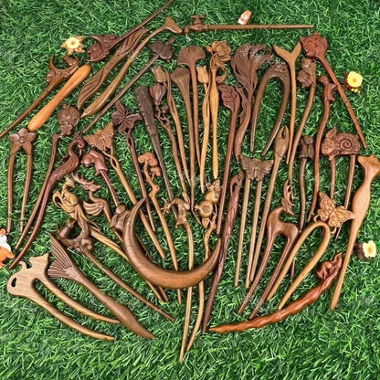 PF175 - Lacewood Hair Sticks - Wholesale