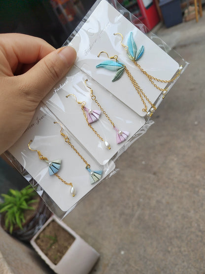 PF232 - Bow and Flower Series Chanhua Earrings - Wholesale