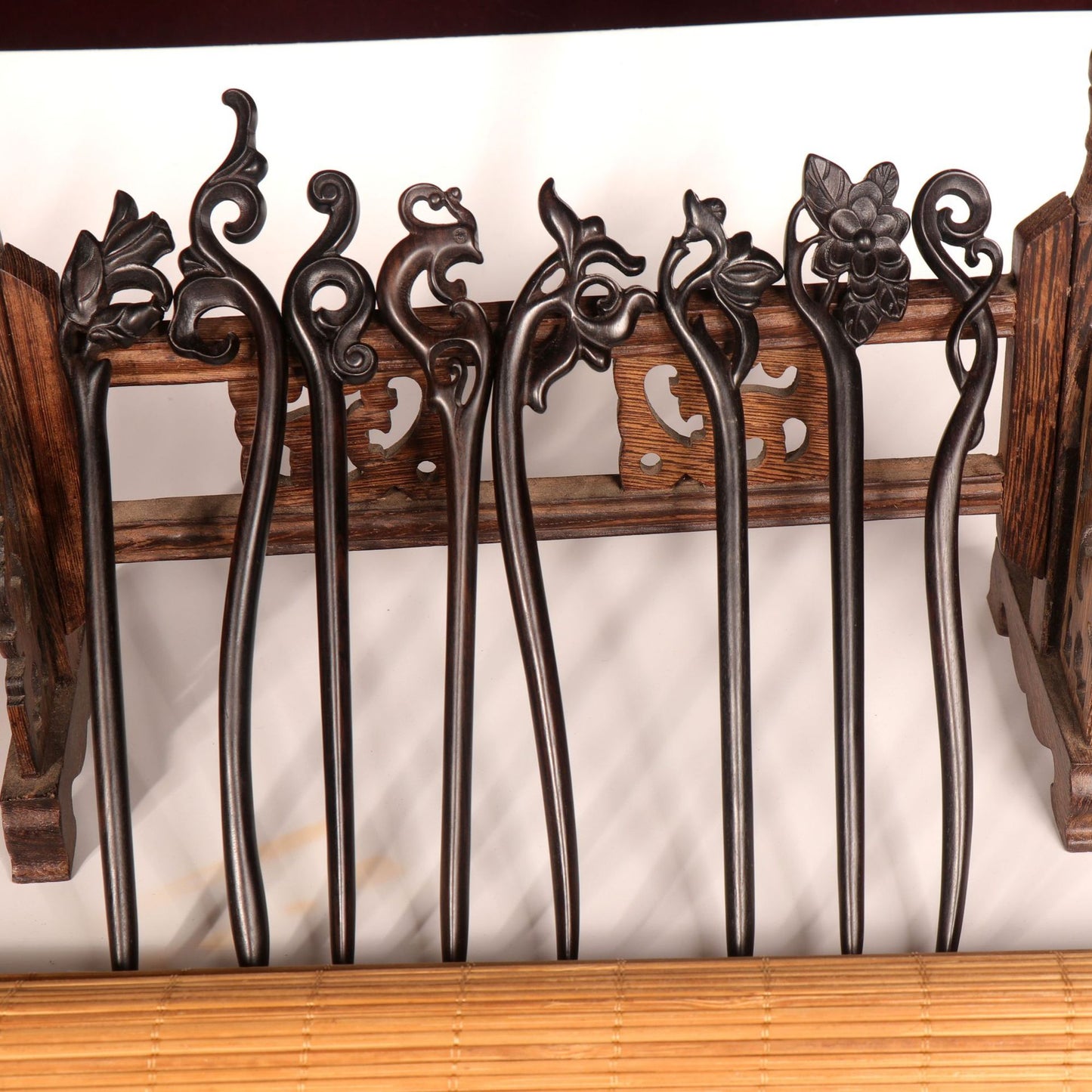 PF131 - 18cm African Blackwood Hair Sticks - Wholesale