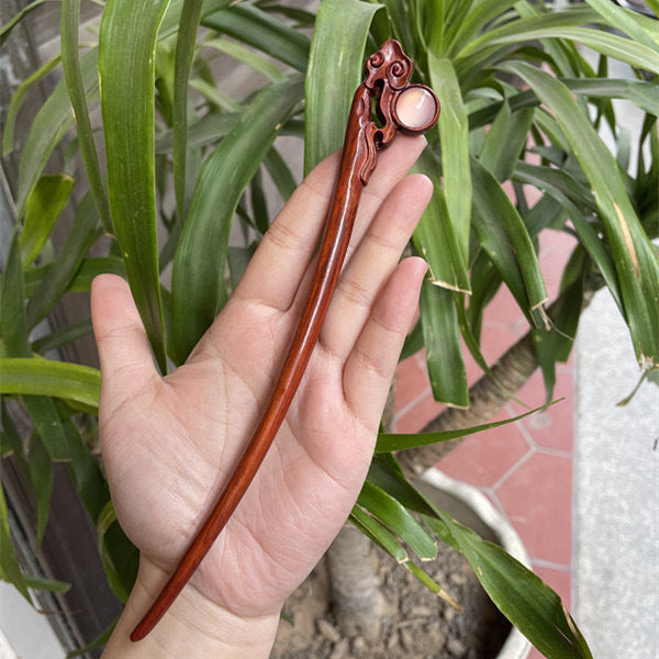 PF140 - 20cm Rosewood Hair Sticks - Wholesale