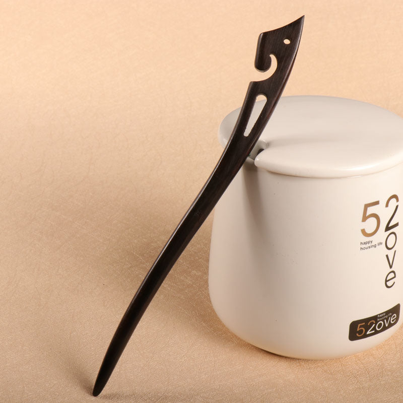 PF084 - 18cm Ebony Hair Sticks - Wholesale