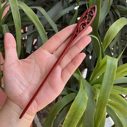 PF140 - 20cm Rosewood Hair Sticks - Wholesale