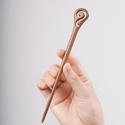 PF160 - 18cm Lacewood Hair Sticks - Wholesale