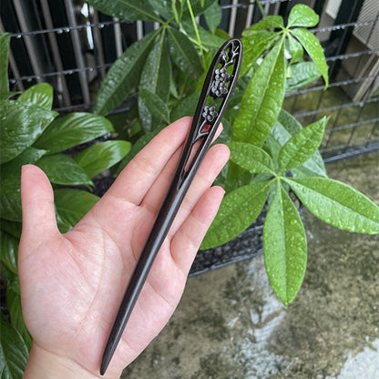 PF142 - 20cm African Blackwood Hair Sticks - Wholesale