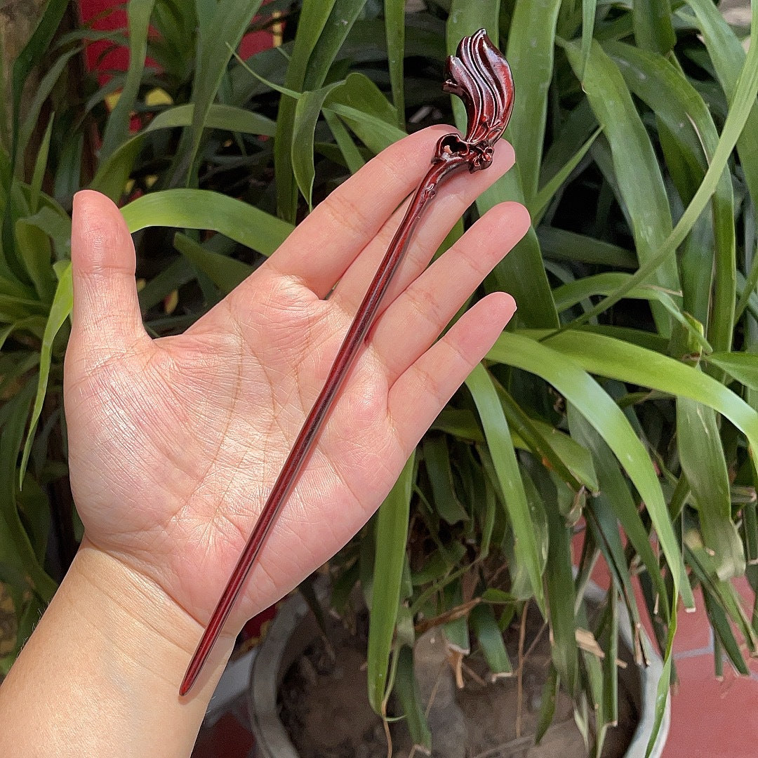 PF140 - 20cm Rosewood Hair Sticks - Wholesale