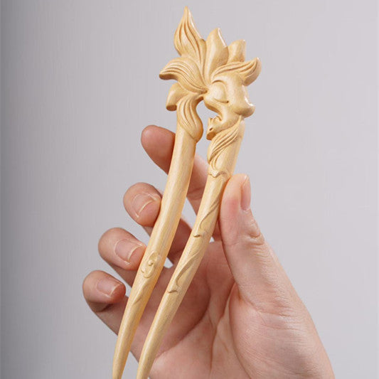 PF151 - Boxwood Hair Sticks - Wholesale