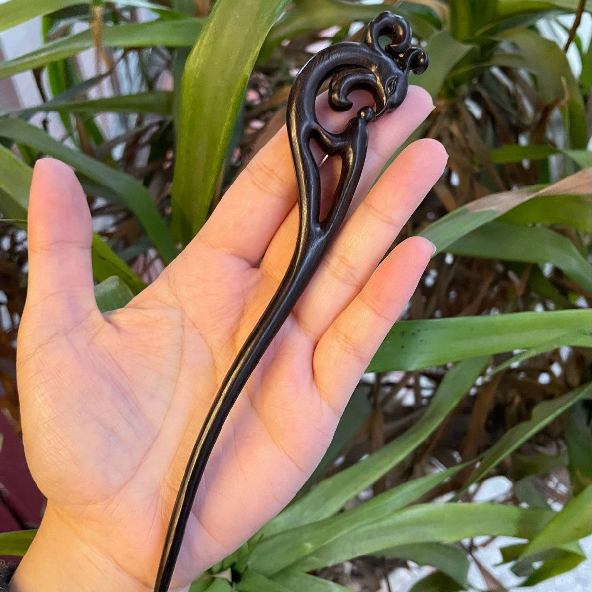 PF141 - 18cm African Blackwood Hair Sticks - Wholesale