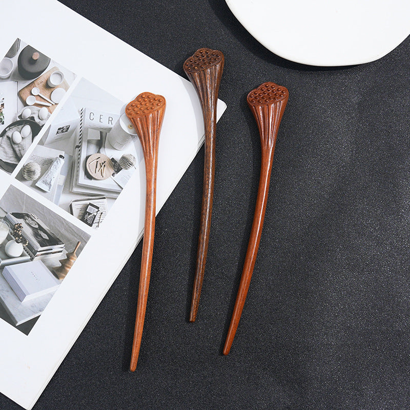 PF185 - 19cm Lacewood Hair Sticks - Wholesale
