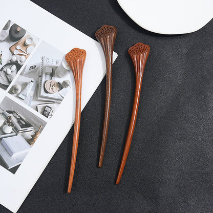 PF185 - 19cm Lacewood Hair Sticks - Wholesale