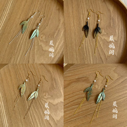 PF023 - Bamboo Chanhua Earrings - Wholesale