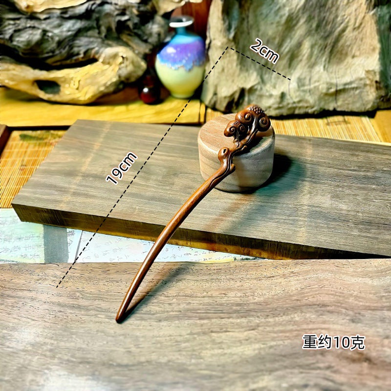 PF173 - 19cm Lacewood Hair Sticks - Wholesale