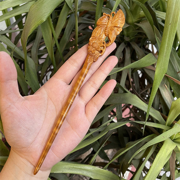 PF146 - Golden Phoebe Hair Sticks - Wholesale