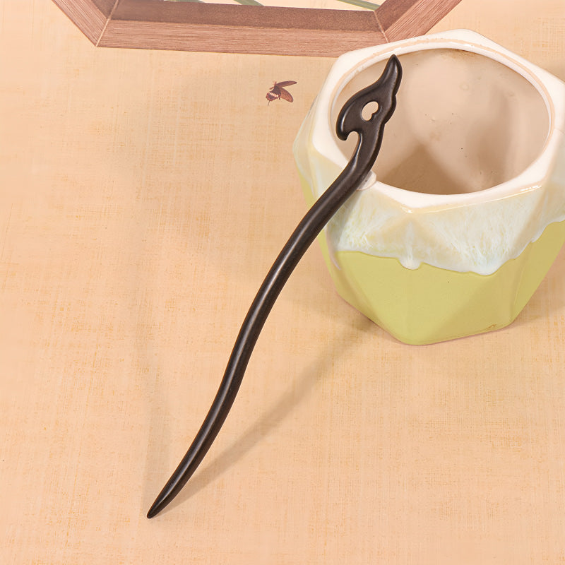 PF084 - 18cm Ebony Hair Sticks - Wholesale