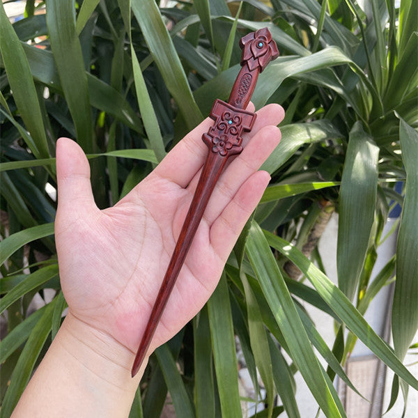PF140 - 20cm Rosewood Hair Sticks - Wholesale