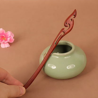 PF086 - 18cm African Padauk Hair Sticks - Wholesale