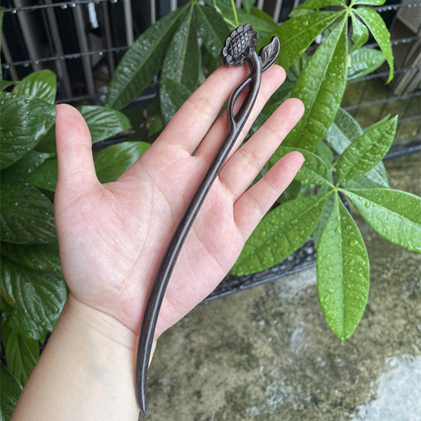 PF142 - 20cm African Blackwood Hair Sticks - Wholesale