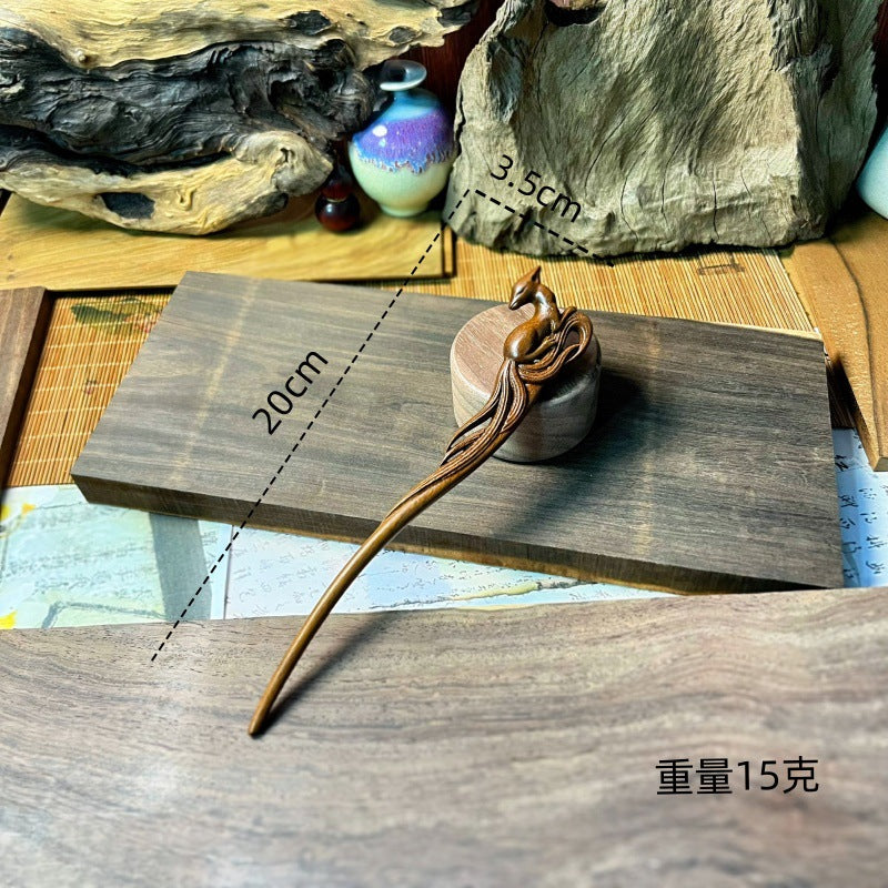 PF173 - 19cm Lacewood Hair Sticks - Wholesale
