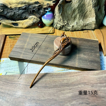 PF173 - 19cm Lacewood Hair Sticks - Wholesale