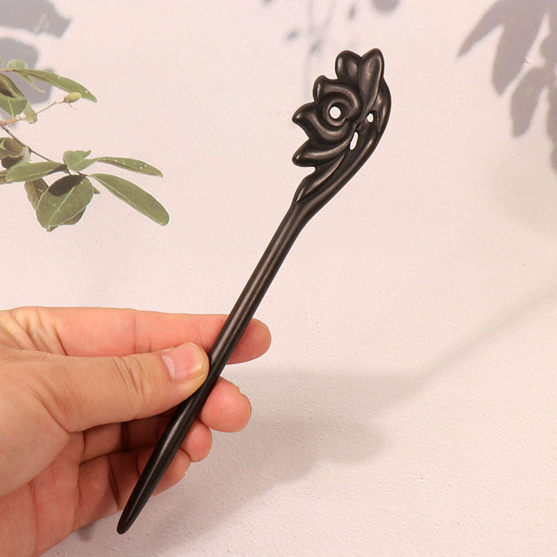 PF102 - 18cm Ebony Hair Sticks - Wholesale