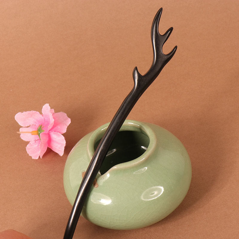 PF084 - 18cm Ebony Hair Sticks - Wholesale