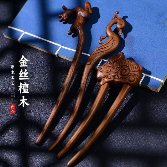 PF194 - Lacewood Hair Sticks - Wholesale