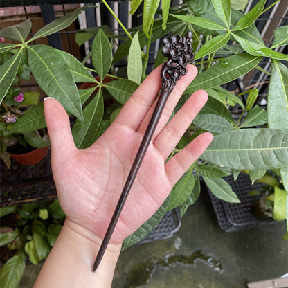 PF142 - 20cm African Blackwood Hair Sticks - Wholesale