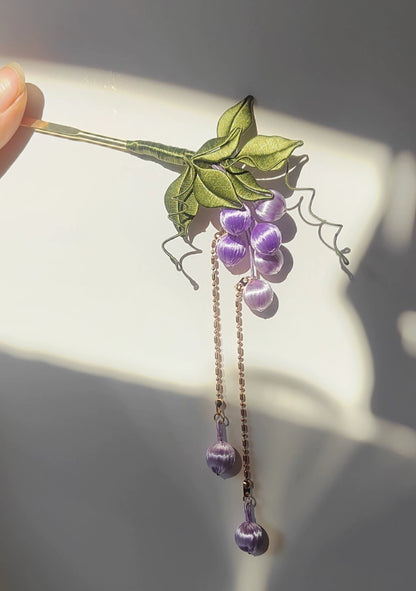 PF240 - Grape Chanhua Hairpin - Wholesale