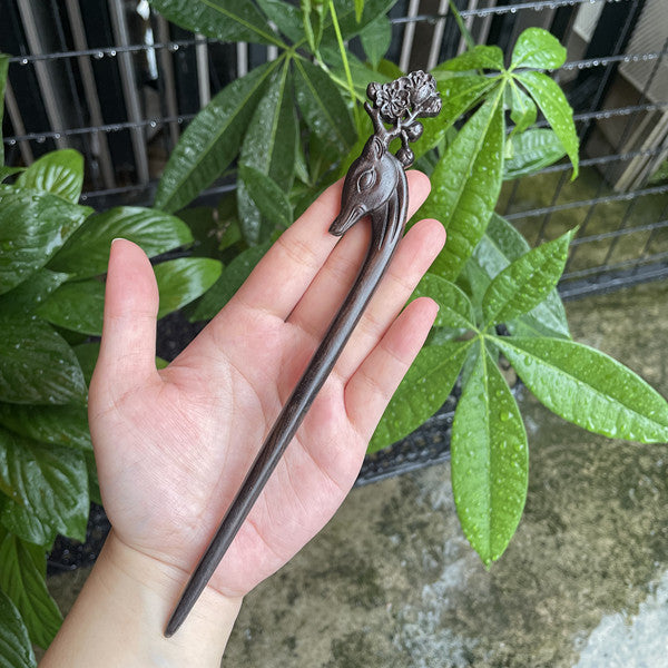 PF142 - 20cm African Blackwood Hair Sticks - Wholesale