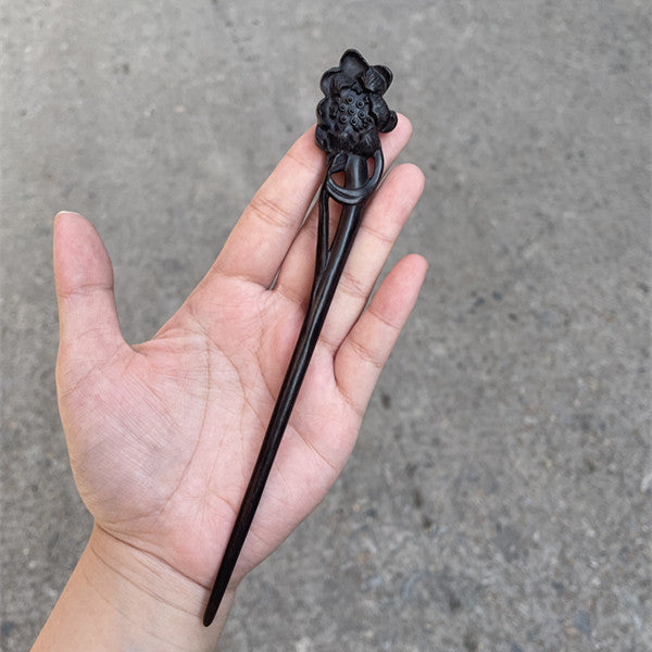 PF141 - 18cm African Blackwood Hair Sticks - Wholesale