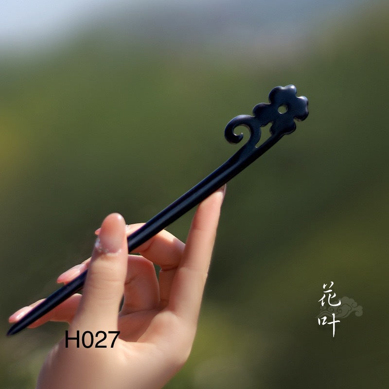 PF084 - 18cm Ebony Hair Sticks - Wholesale