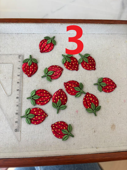PF233 - Fruits Chanhua Hair Clips - Wholesale