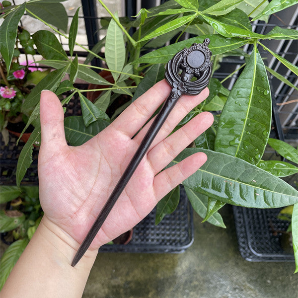 PF142 - 20cm African Blackwood Hair Sticks - Wholesale