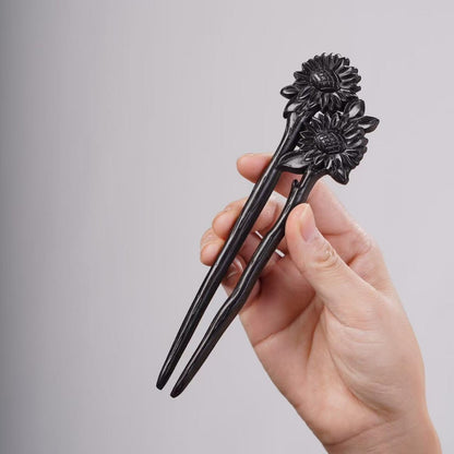 PF143 - Intricate Wooden Hair Sticks - Wholesale