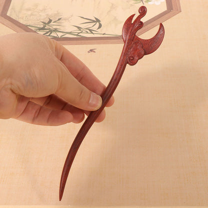 PF114 - 18cm African Padauk Hair Sticks - Wholesale
