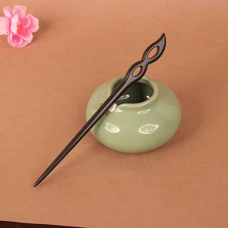 PF094 - 18cm African Blackwood Hair Sticks - Wholesale