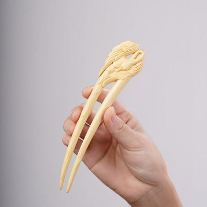 PF143 - Intricate Wooden Hair Sticks - Wholesale