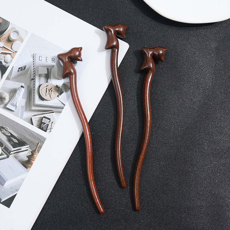 PF185 - 19cm Lacewood Hair Sticks - Wholesale