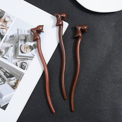PF185 - 19cm Lacewood Hair Sticks - Wholesale