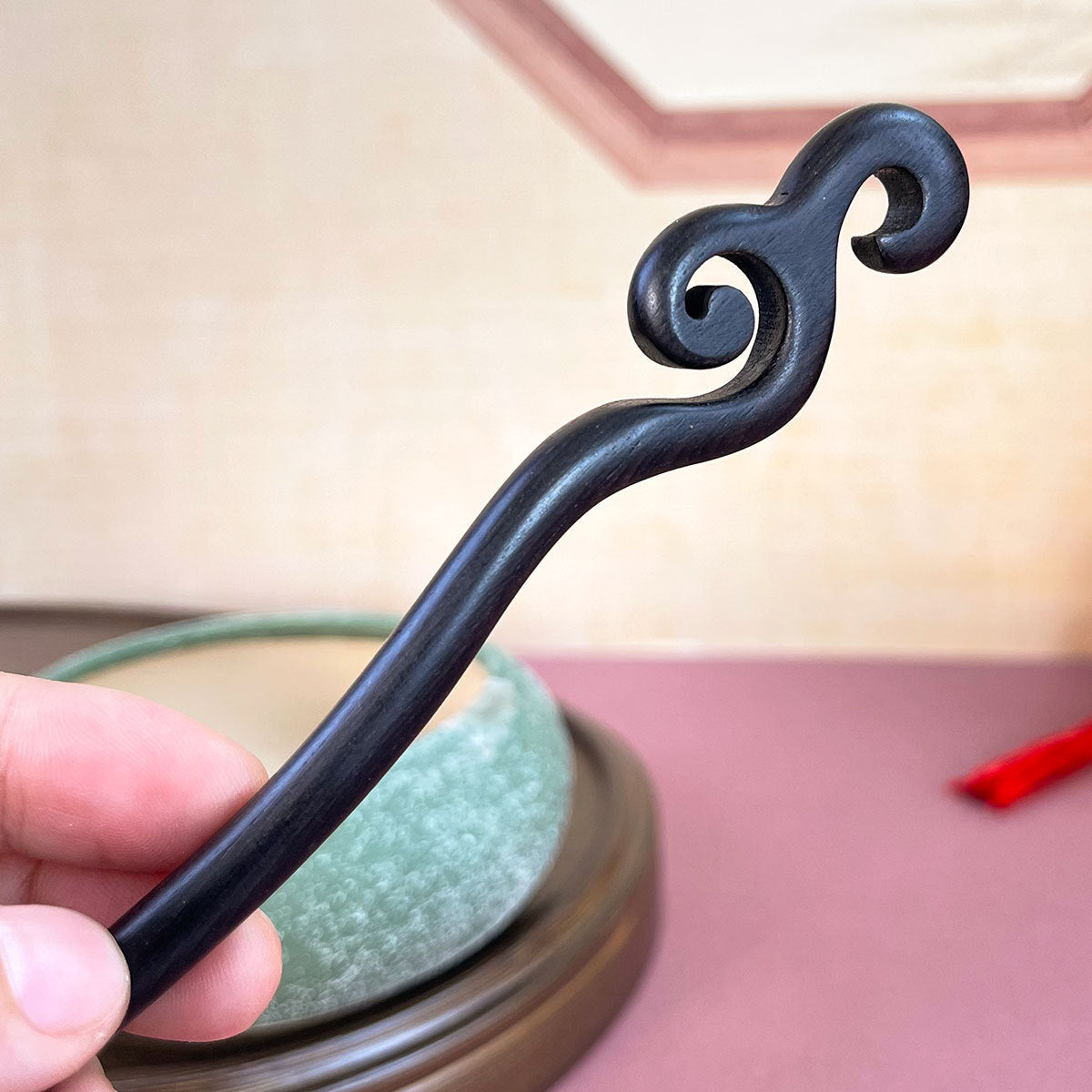PF200 - African Blackwood Hair Sticks - Wholesale