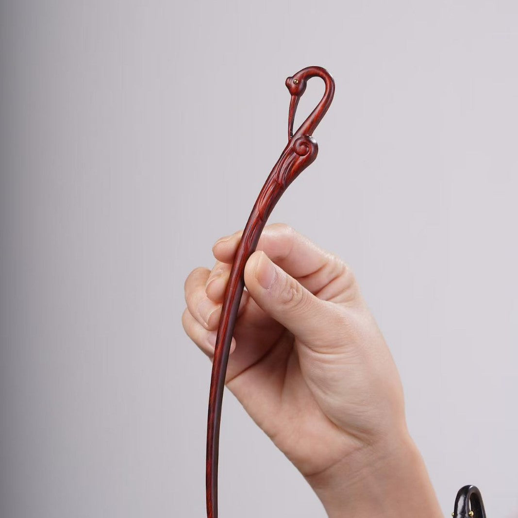 PF140 - 20cm Rosewood Hair Sticks - Wholesale