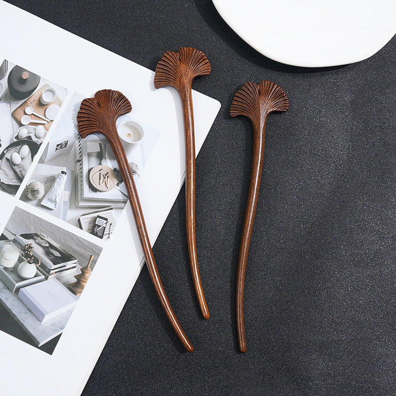 PF185 - 19cm Lacewood Hair Sticks - Wholesale