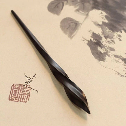 PF163 - 18cm African Blackwood Hair Sticks - Wholesale